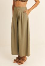 Calça Ampla TENCEL™ Micro Modal Maitê  Chumbo