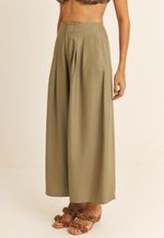 Calça Ampla TENCEL™ Micro Modal Maitê  Chumbo