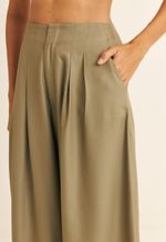 Calça Ampla TENCEL™ Micro Modal Maitê  Chumbo