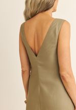 Vestido Torção TENCEL™ Micro Modal Eloise Chumbo