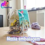 KIT 12 MINI ANIMAIS FLEXPOP ORIGINAL