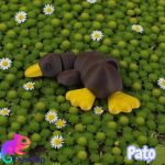 Pato Flexpop 14cm Presente Decoração Ant Estresse Articulado