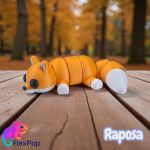 Raposa Flexpop 14cmPresente Decoração AntEstresse Articulado