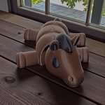 Cavalo Flexpop Grande Presente Anti Estresse Articulado