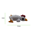 Galinha Flexpop Grande Presente Decoração Anti Estresse