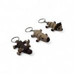 Kit 3 Chaveiros Flexpop Animais Articulados Antiestresse