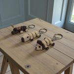 Kit 3 Chaveiros Flexpop Animais Articulados Antiestresse