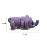 Elefante Rosa Flexpop Grande Presente Decoração Antiestresse