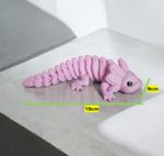 Boneco Axolote FlexPop Jogo Axoloti Articulado Anti-stresse Presente