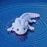 Boneco Axolote FlexPop Jogo Axoloti Articulado Anti-stresse Presente