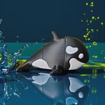 Baleia Orca Flexpop Grande Presente Decoração Anti Estresse