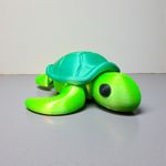 Tartaruga Flexpop Grande Articulada Decoração Anti Estresse