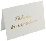 Cartão Teca Feliz Aniversário
