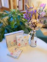 Kit Flowers Papelaria Teca