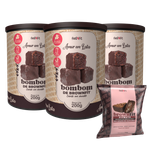 Combo - 3 Amor em Lata chocolate zero + 1 Brownfit Fitnuts de brinde