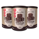 Combo - 3 Amor em Lata chocolate zero