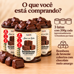 Combo - 3 Amor em Lata chocolate zero