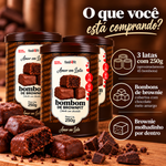 Combo - 3 Amor em Lata chocolate tradicional
