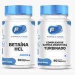 Kit Digestão - Betaína + Enzimas digestivas 