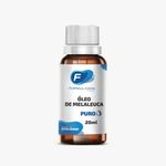Óleo De Melaleuca (Tea Tree) 20ml 100% Puro