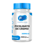 Picolinato de Cromo 350mcg Cápsulas