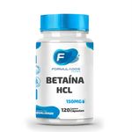 HCl Betaína 150mg 120 Cápsulas