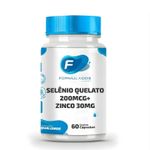 Selênio Quelato 200mcg+ Zinco+ 30mg 60 Cápsulas