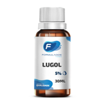 Solução de Lugol 5% Iodo Inorgânico (Iodeto de Potássio + Iodo metaloide) 30ml