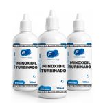 Kit 3 Minoxidil Turbinado 120ml