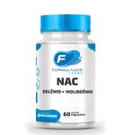 NAC 600mg + Selênio 30mcg + Molibdênio 50mcg – 60 Cápsulas
