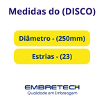 Kit Embreagem HR - Bongo K2500 2.5 16V (2012/..) Bongo K2700 2.7 (2012/..)