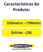 Kit Embreagem Gol - Fox Voyage 1.0 (2016/..) UP 1.0 (2014/..) - Motor 3CC
