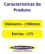 Kit Embreagem Uno 1.5/1.6 (1987/1994) Premio 1.5/1.6 (1989/1994) Fiorino 1.5/1.6 (até 1995) Elba 1.5/1.6 (1986/1997)