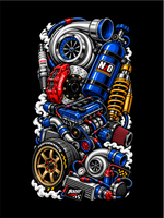 CAMISETA ALGODÃO MODELO 22 CARROS