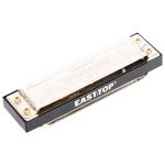 Gaita Easttop Diatônica Toadstone Cromada C Dó PRO50C Com Case