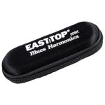 Gaita Easttop Diatônica T008K 2.0 Preta Bb Si Bemol Com Case