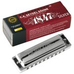 Gaita Seydel Diatônica 1847 Silver CL Dó Low 16301CL Com Case