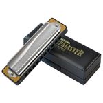 Gaita Suzuki Diatônica Harp Master C Dó MR200C Com Case