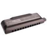 Gaita Hohner Cromática CX12 C Dó Preta 7545/48