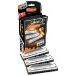 Kit 3 Gaitas Hohner Diatônica Special 20 560/20 20 Vozes Com Case
