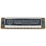Gaita Hohner Diatônica Marine Band Deluxe A Lá 2005/20 Com Case