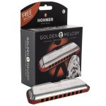 Gaita Hohner Diatônica Golden Melody G Sol 544/20 Com Case