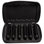 Kit 6 Gaitas Hering Diatônica Black Blues 60220 Bemol/Sustenido 20 Vozes Com Case