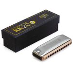 Gaita Hering Diatônica Rk Silver C Dó RK202C Com Case