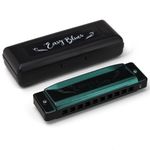Gaita Hering Diatonica Easy Blues C Dó Verde VE4420C Com Case