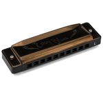 Gaita Hering Diatonica Easy Blues C Dó Marrom MA4420C Com Case