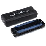 Gaita Hering Diatonica Easy Blues C Dó Azul AZ4420C Com Case