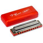 Gaita Hering Diatônica Free Blues Db Ré Bemol 7020Db Com Case