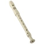 Flauta Shg Hering Doce Soprano Germânica C Dó Marfim com Capa