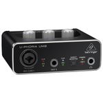 Interface de áudio Behringer U-Phoria UM2 2x2 USB